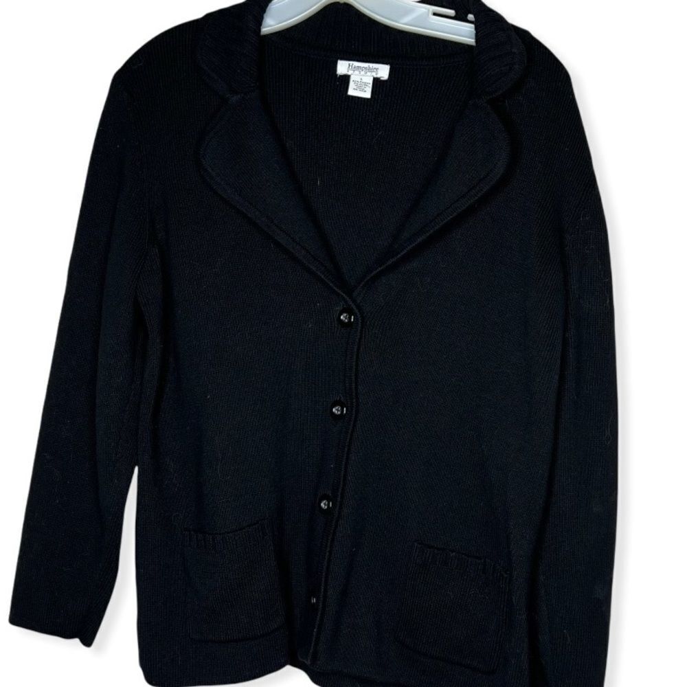 Vintage Hampshire Black Cardigan Sweater
